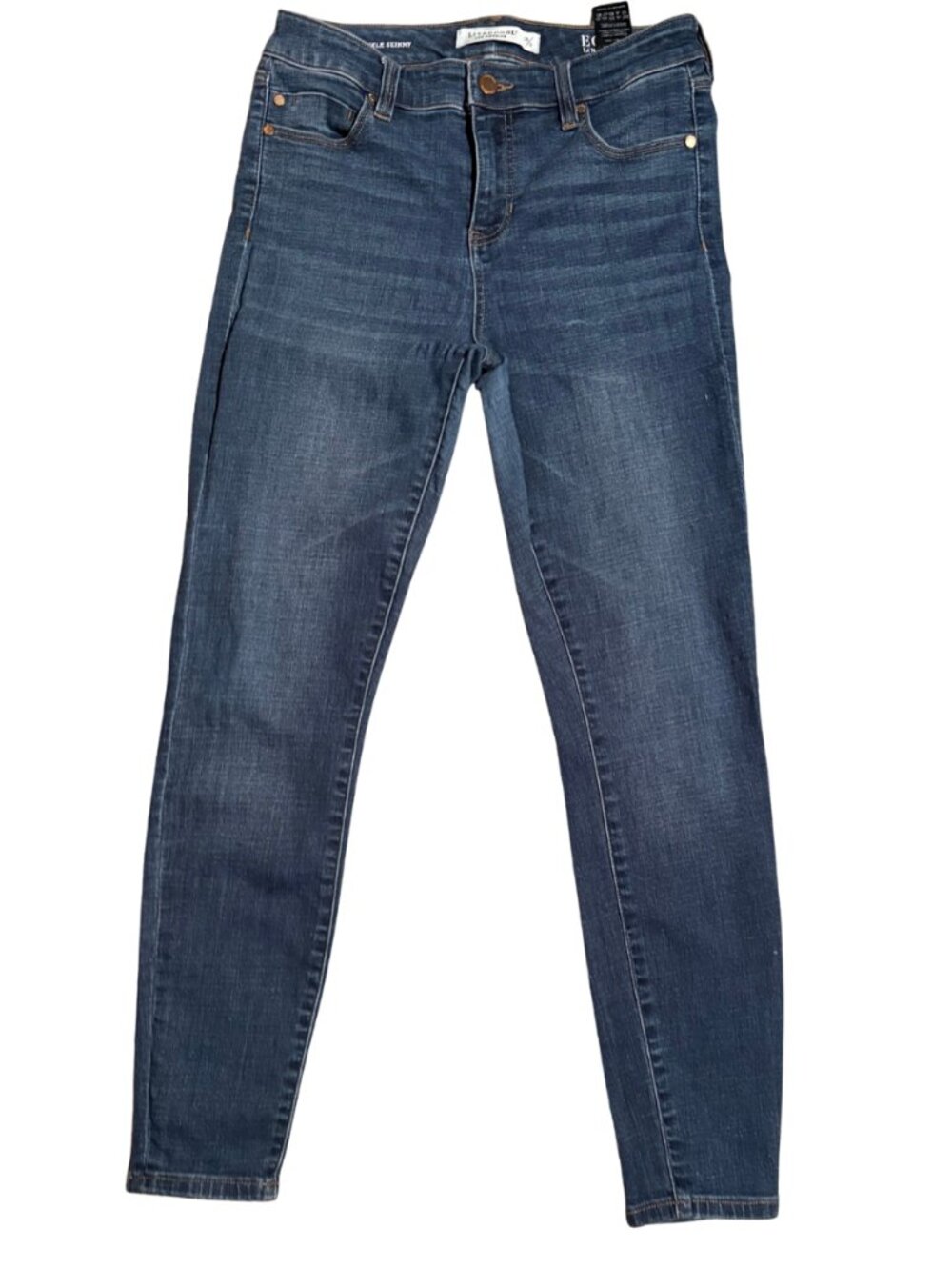 Liverpool Los Angeles Ankle Skinny Jeans Women Size 6 28 Blue Stretch Denim Mid